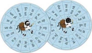 Jolly Learning   Jolly Phonics Blends Wheels (pack of 10 wheels)*