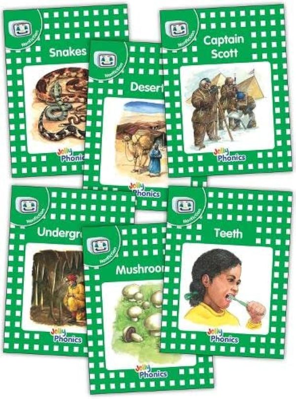 Jolly Learning   Jolly Phonics Readers, Nonfiction, Green Level (pack of 6)