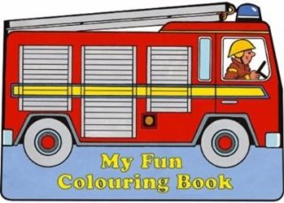 Award My Fun Colouring Book Fire Engine