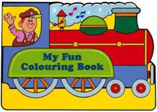 Award My Fun Colouring Book Train