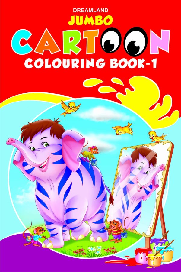 Dreamland Jumbo Cartoon Colouring Book - 1