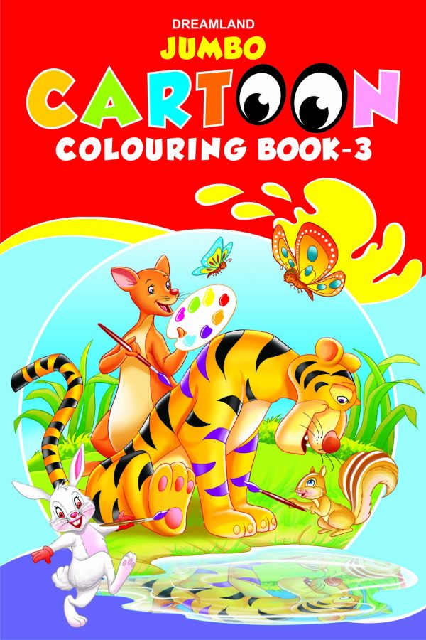 Dreamland Jumbo Cartoon Colouring Book - 3