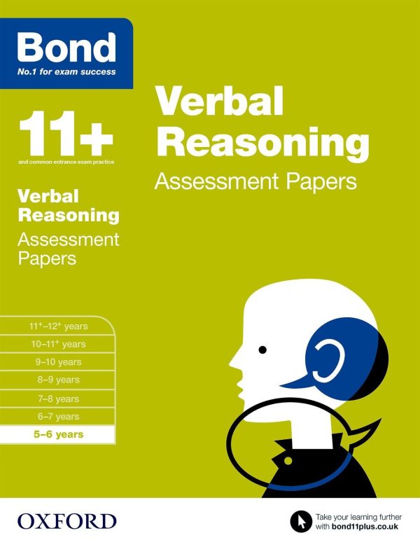 Oxford Bond 11+ Assessment Papers Vr 5-6 Years