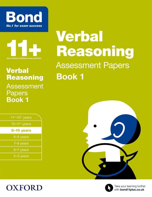 Oxford Bond 11+ Assessment Papers Vr 9-10 Bk 1