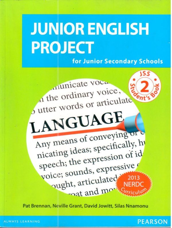 PEARSON Nigeria Junior English Project For JS School Pupil?s Book 2