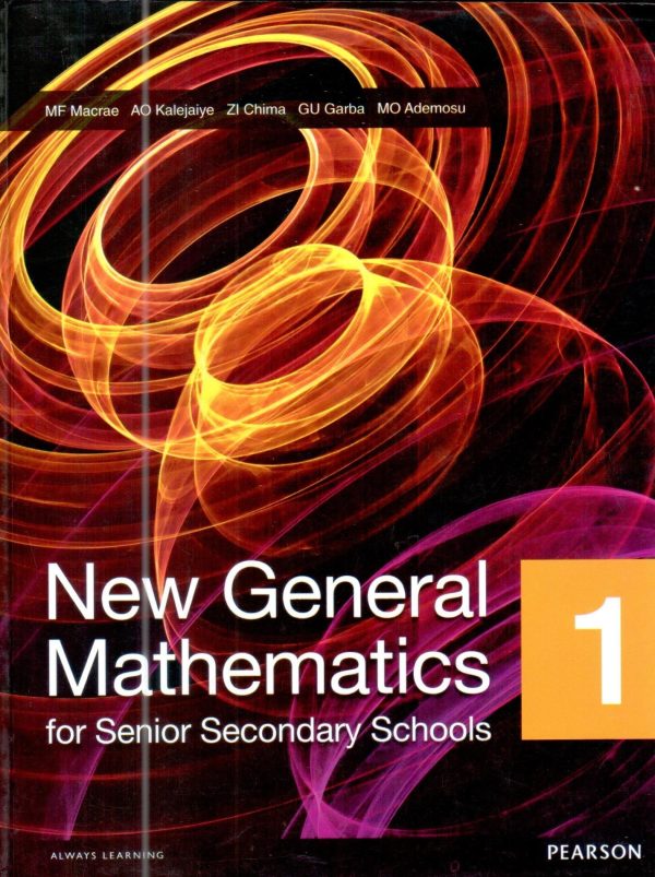 PEARSON NIGERIA New General Mathematics for SS School Student Book 1 4th Ed.