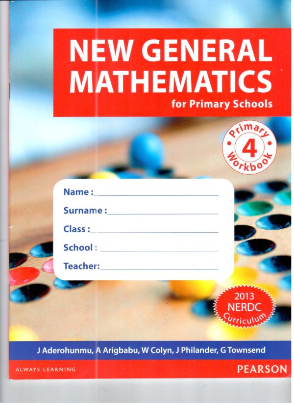 PEARSON NIGERIA New General Mathematics for Primary Workbook 4