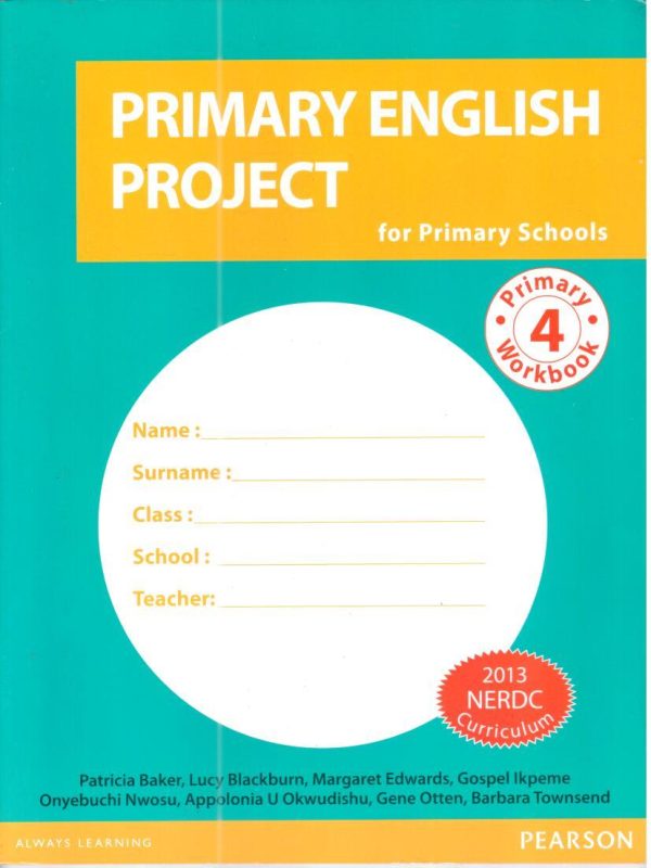 PEARSON NIGERIA Primary English Project  WB 4