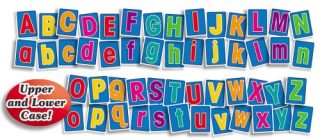 Scholastic Big Alphabet Letters (52 pieces) Bulletin boards