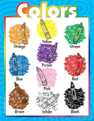 Scholastic Colors Chart