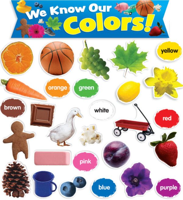 Scholastic We Know Our Colours! (49 pieces) Bulletin boards