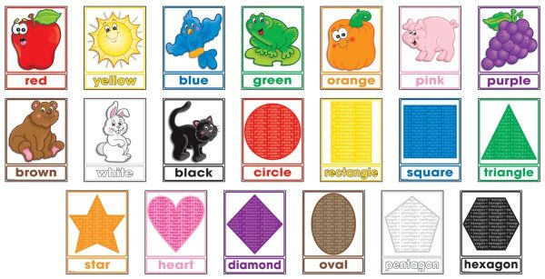 Scholastic Colours and Shapes (20 pieces) Bulletin boards