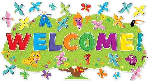 Scholastic Jingle Jungle Welcome (57 pieces) Bulletin boards