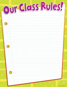 Scholastic Class Rules Chart