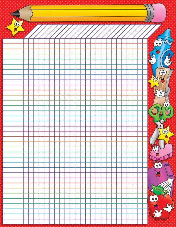 Scholastic School Time Incentive Chart