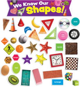 Scholastic We Know Our Shapes! (65 pieces) Bulletin boards