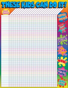 Scholastic Super Words Incentive Chart