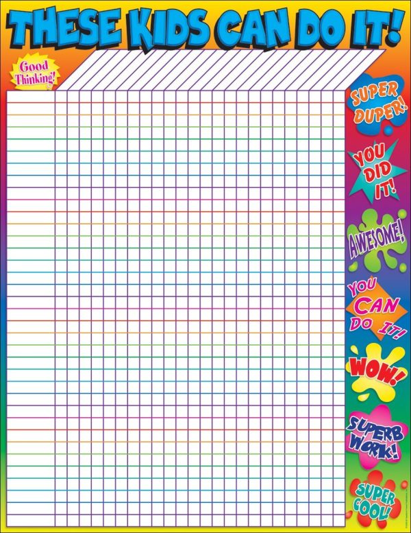 Scholastic Super Words Incentive Chart