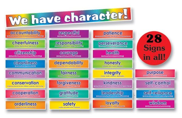Scholastic We Have Character! (29 pieces) Bulletin boards
